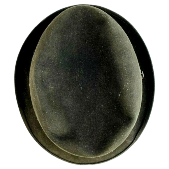 VINTAGE Royal Stetson Fedora Long Oval Size 7 in Box Forest Green - Picture 6 of 11